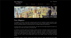 Desktop Screenshot of firstallegiance.com